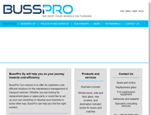 Tablet Screenshot of bussipro.fi